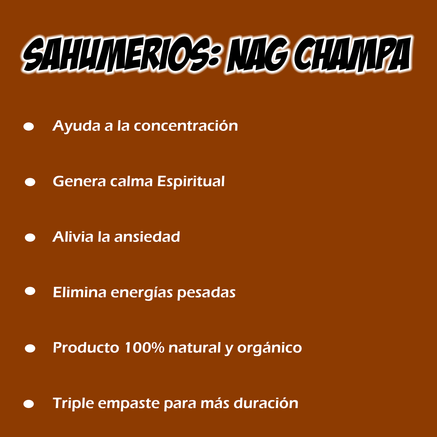 Sahumerios: Nag Champa - Imagen 3